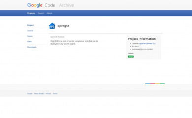 Google Code Archive - Long-term storage for Google Code Project Hosting.